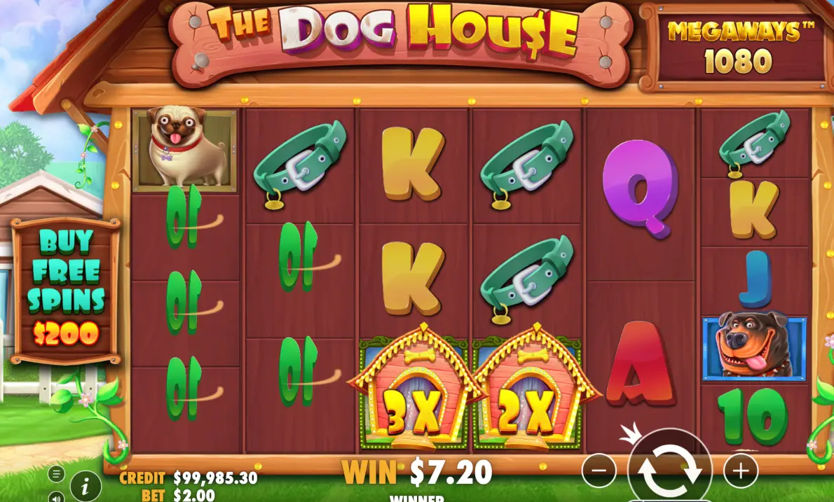 Play The Dog House Megaways demo for free