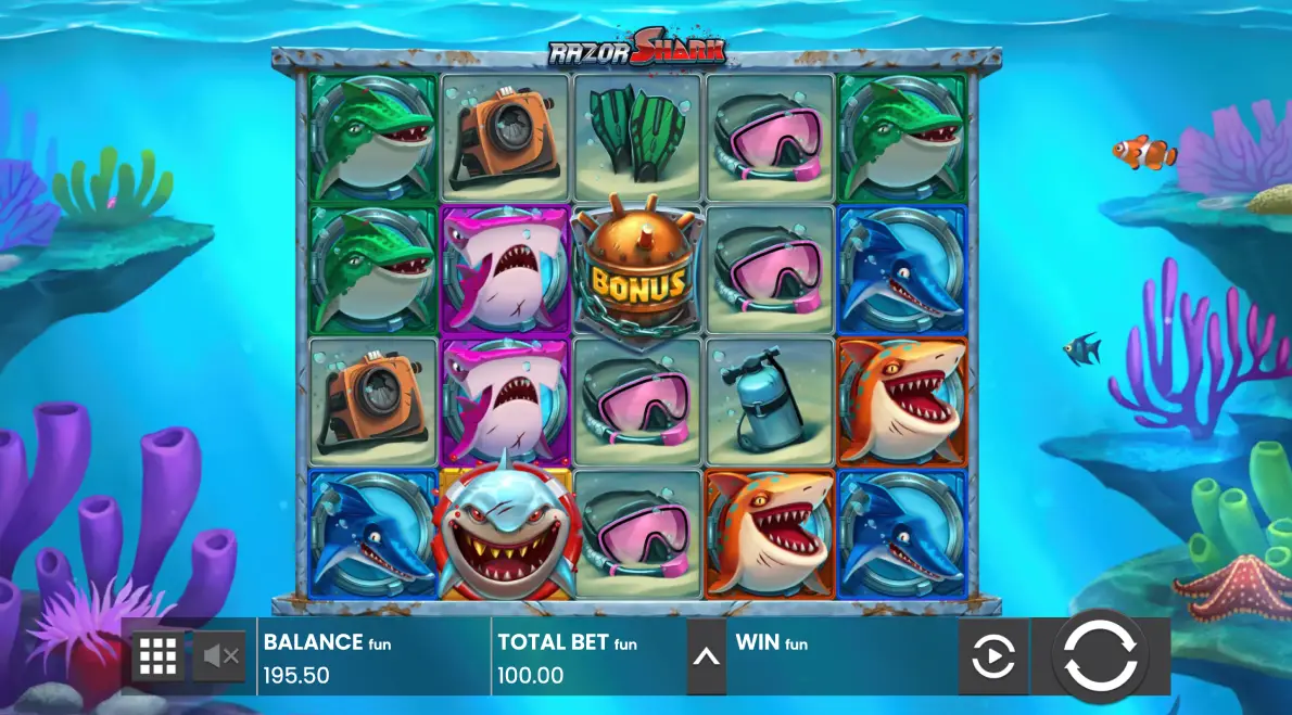 Play Razor Shark for real money