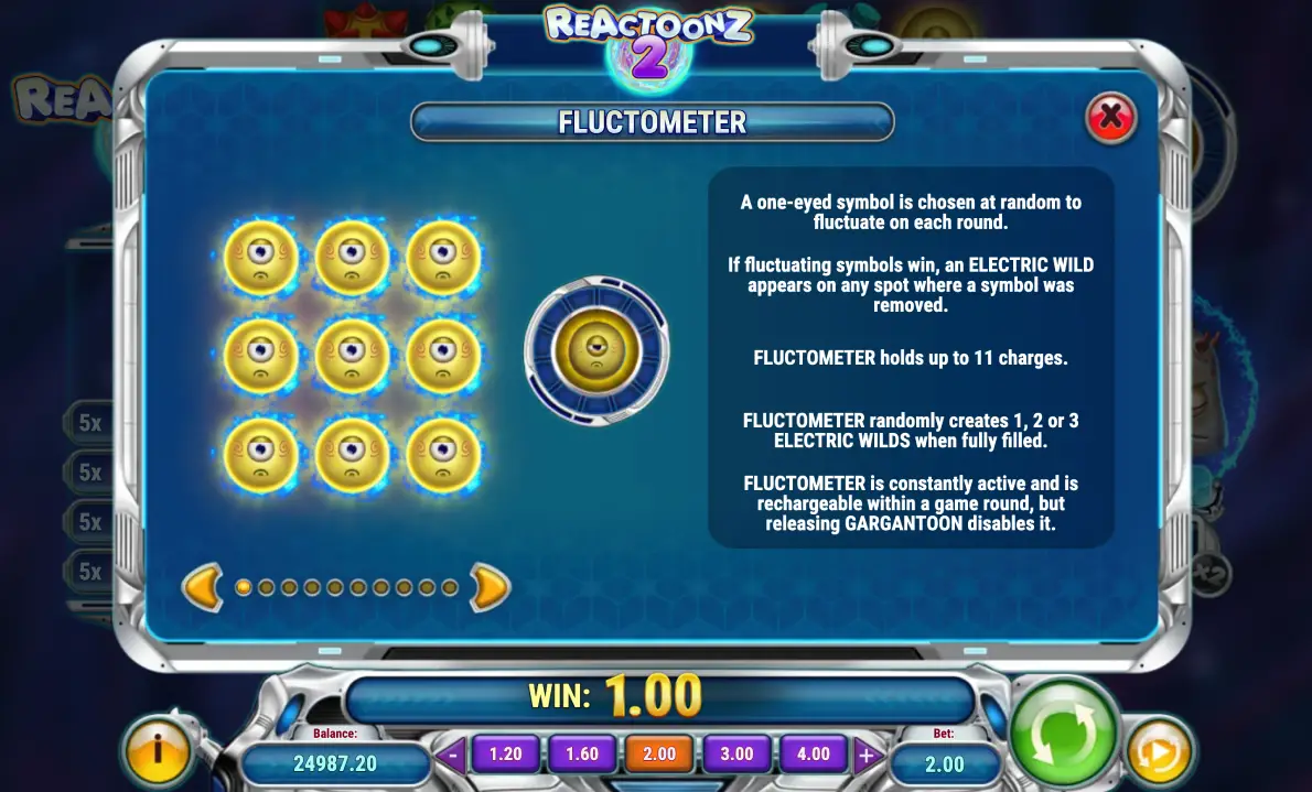 Reactoonz 2 slot by Play'n GO