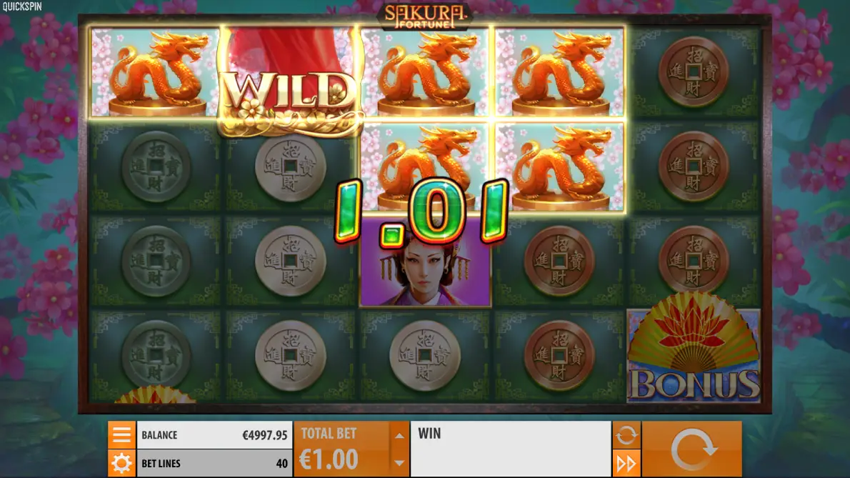 Play Sakura Fortune slot for real money