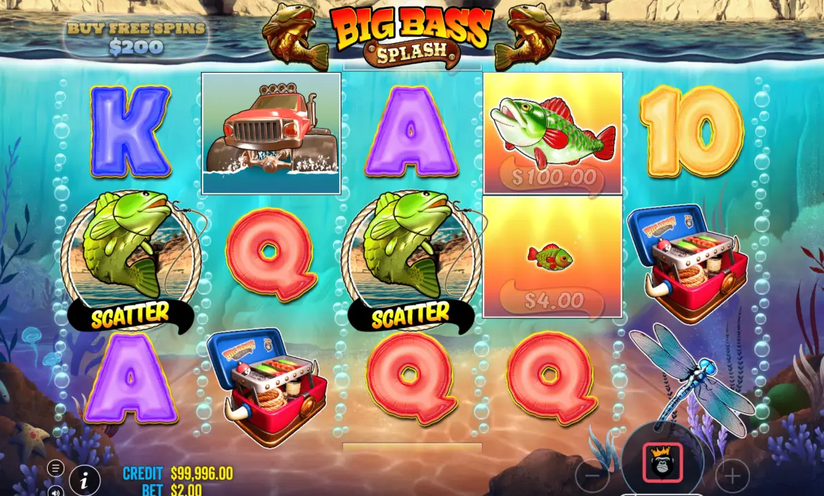 Play Big Bass Splash slot for real money