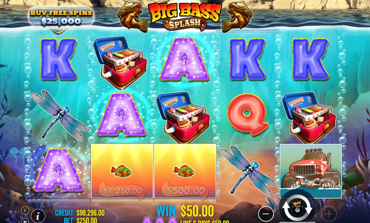 Play Big Bass Splash demo slot for free