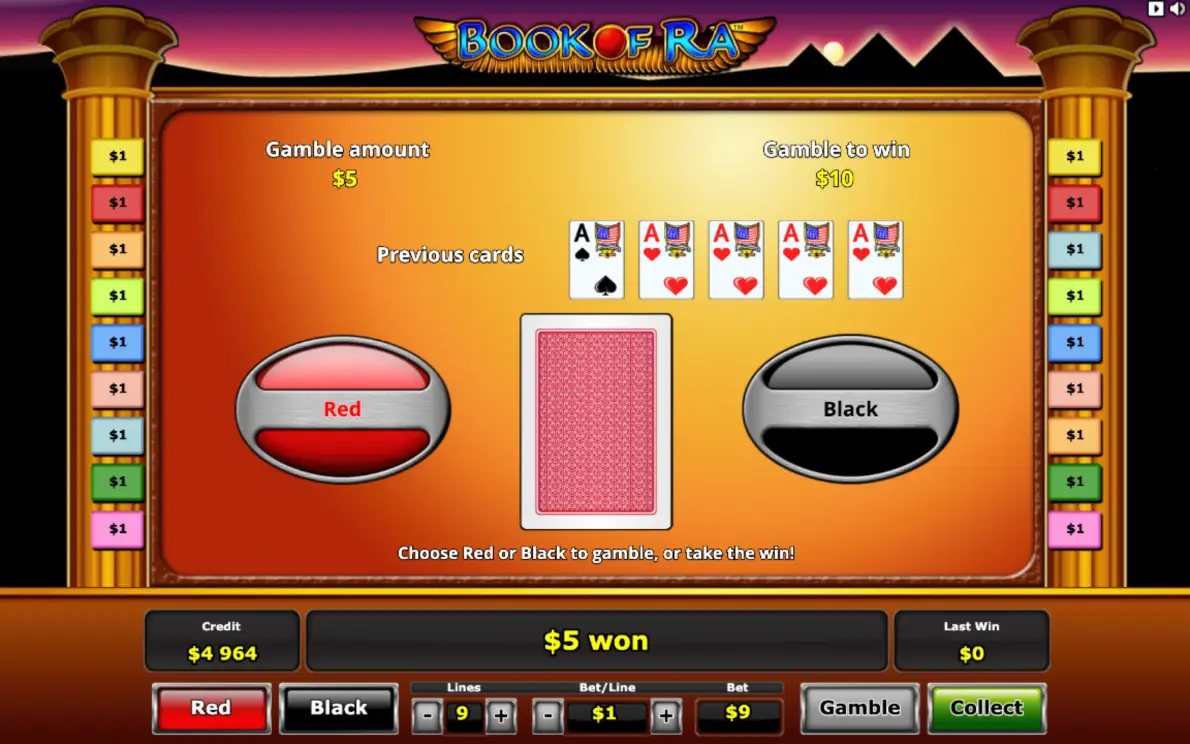 Play Book of Ra demo slot for free