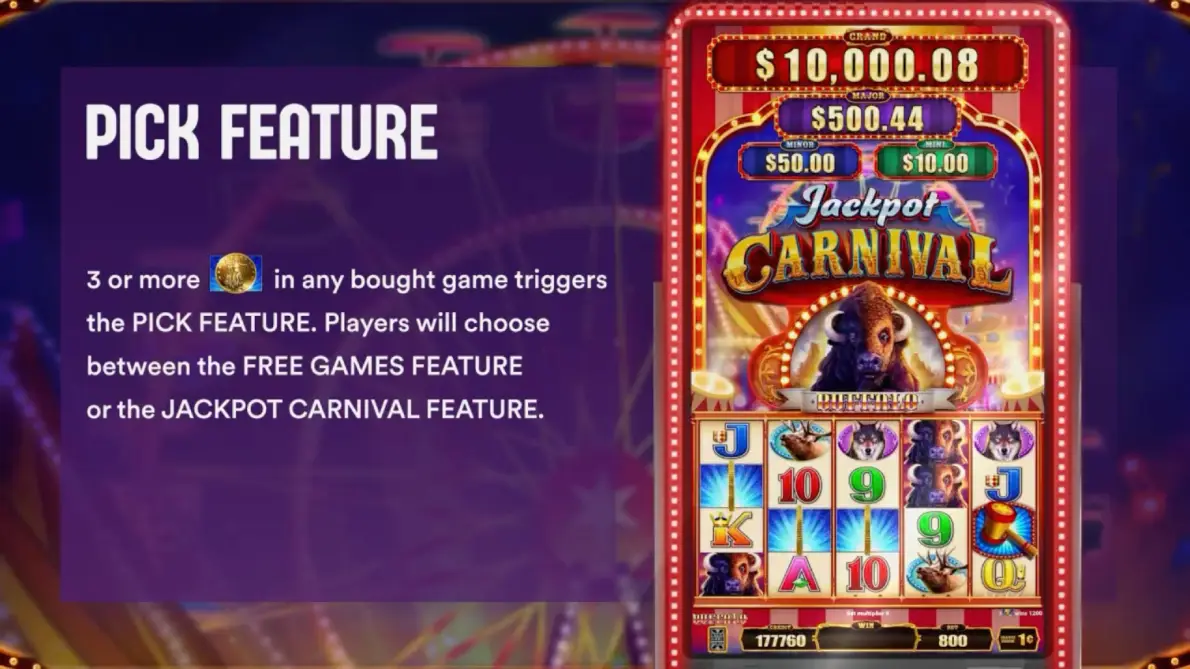 Play Buffalo slot for free