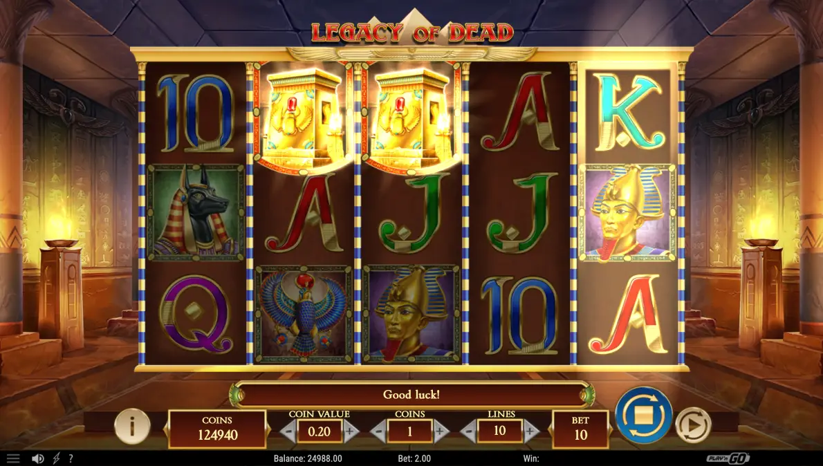 Play Legacy of Dead slot for real money