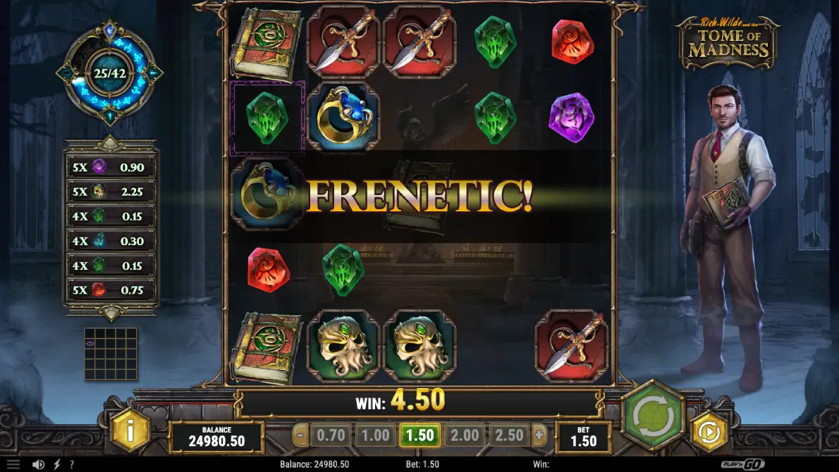 Play Tome of Madness demo slot for free