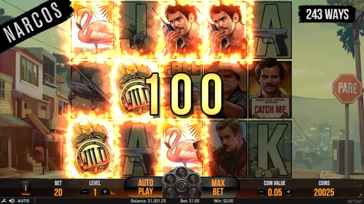 Play Narcos demo slot for free