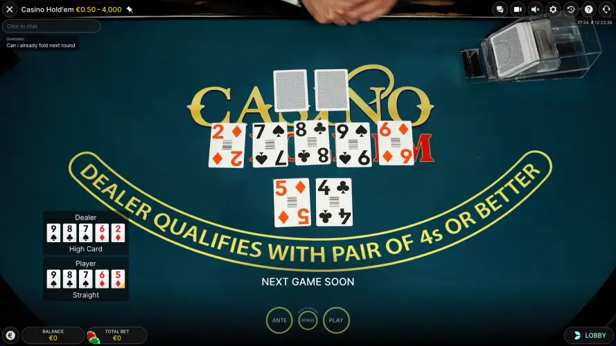 Play Casino Hold'em poker