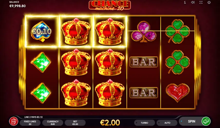 Play Chance Machine 20 slot from Endorphina for free