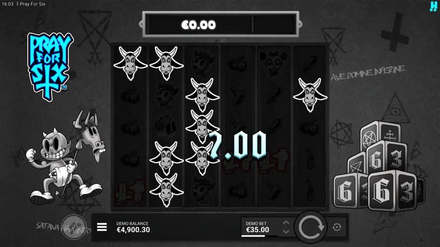 Pray for Six slot by Hacksaw Gaming