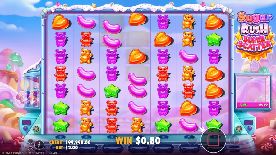 Play Sugar Rush Super Scatter slot