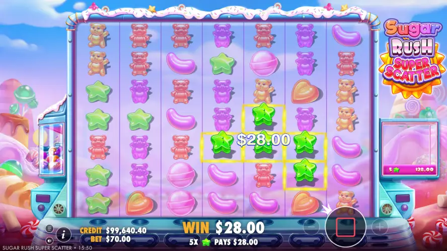 Sugar Rush Super Scatter slot from Pragmatic Play