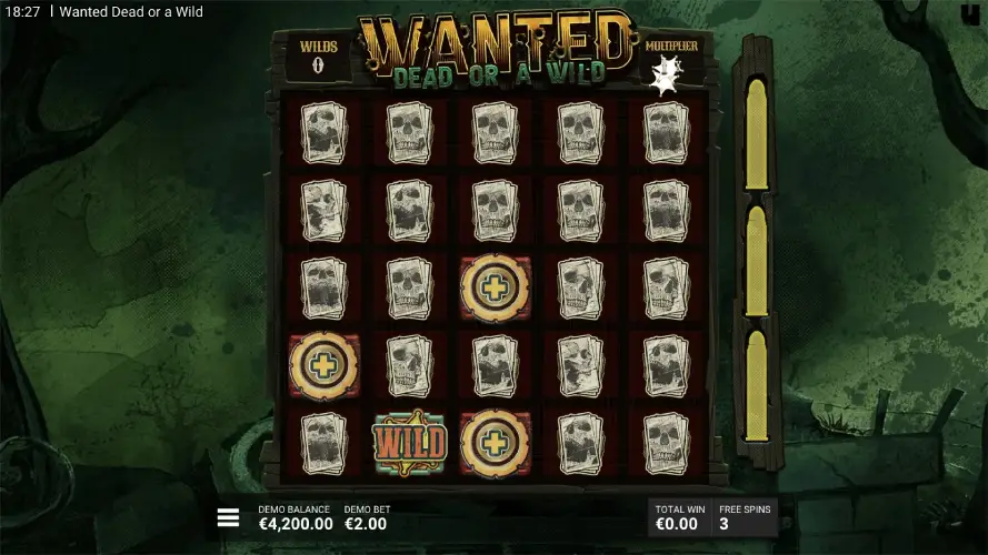 Play Wanted Dead Or A Wild slot from Hacksaw Gaming