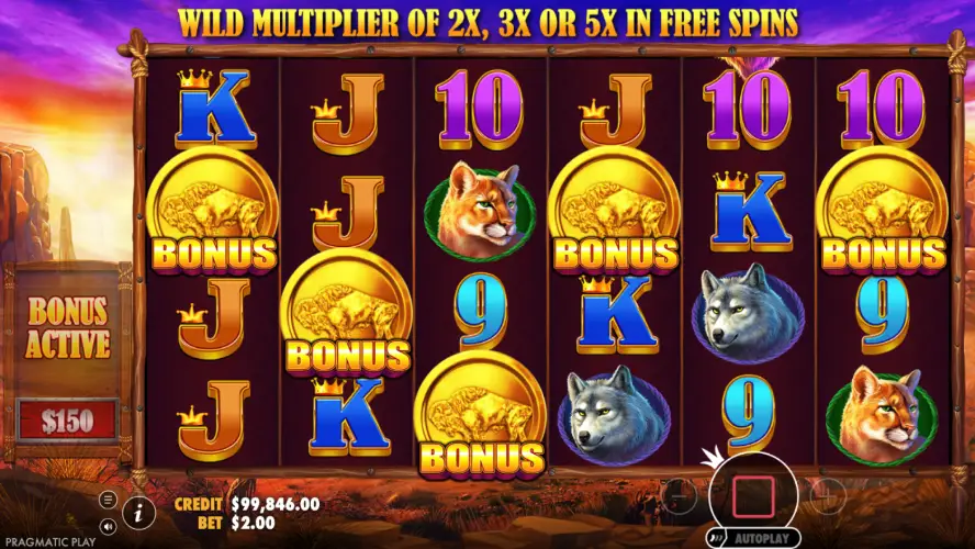 Play Buffalo King slot for real money