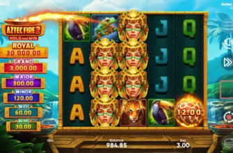 Play Aztec Fire 2 slot for real money