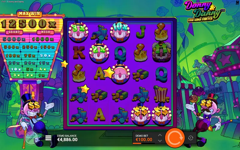 Donny and Danny slot from Hacksaw Gaming for real money