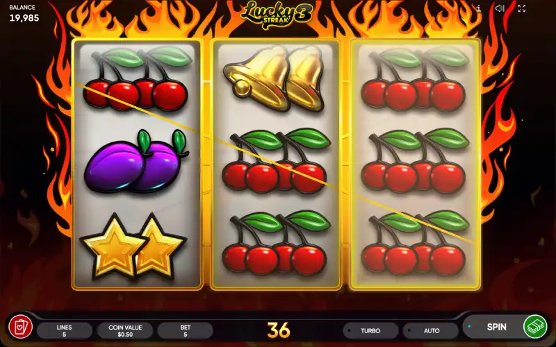Lucky Streak 3 slot machine by Endorphina