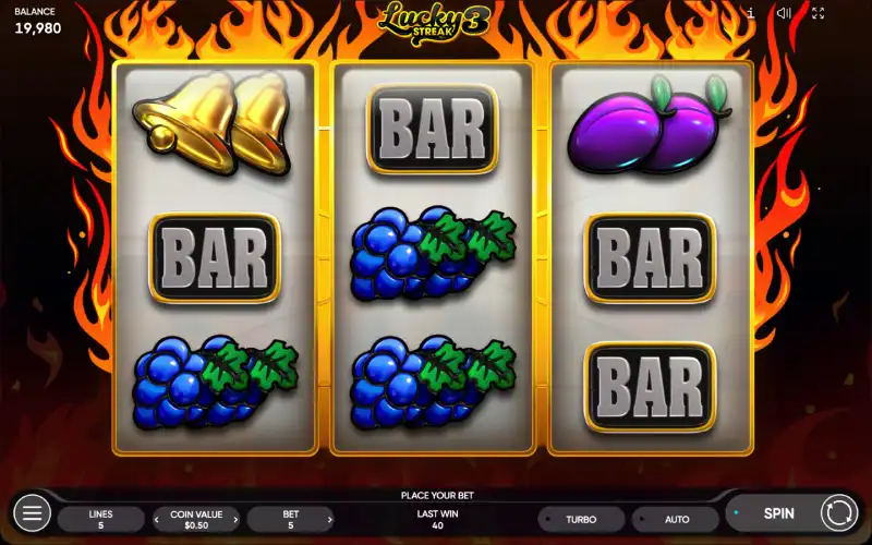 Play Lucky Streak 3 demo slot for free