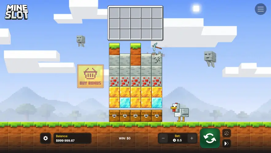 Play Mine Slot for real money