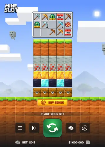 Play Mine Slot for real money on your mobile