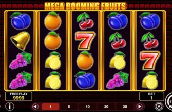 Play Mega Booming Fruits slot for real money
