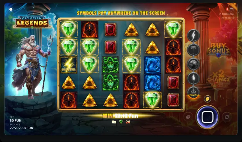 Olympian Legends slot from Galaxsys