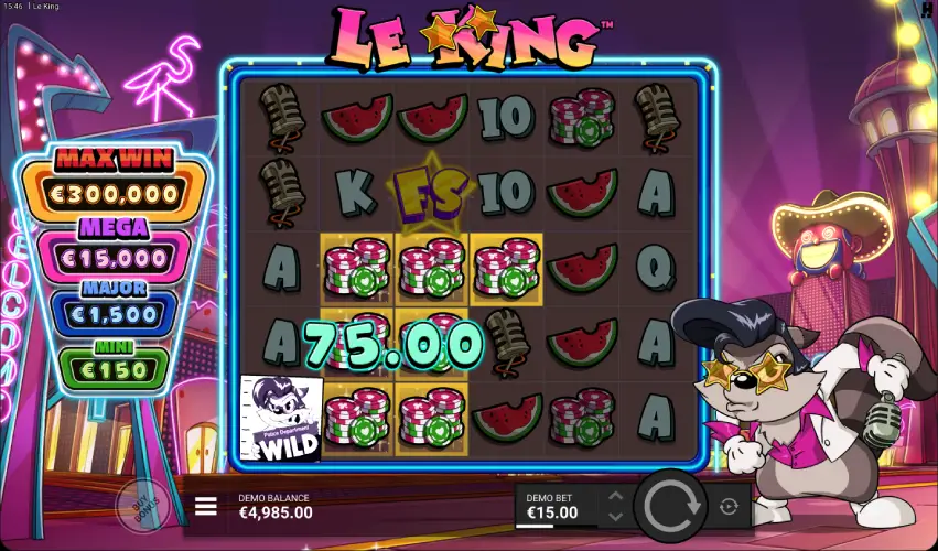 Play Le King slot for real money