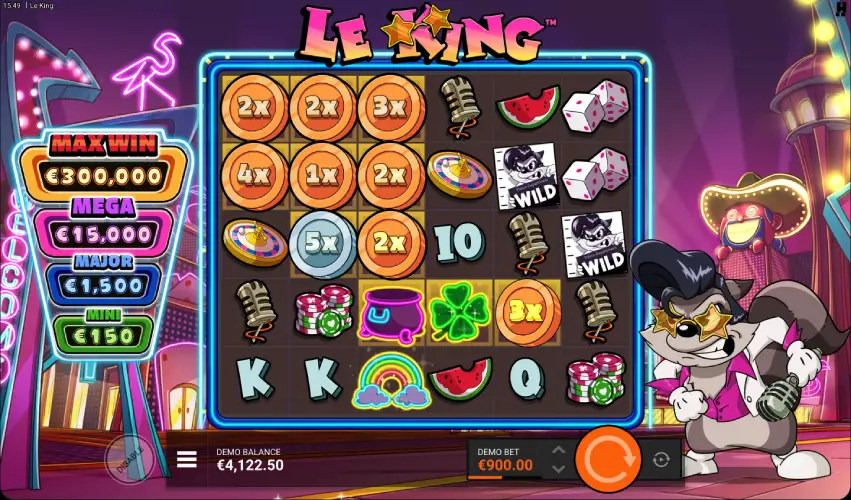 Play free demo slot Le King