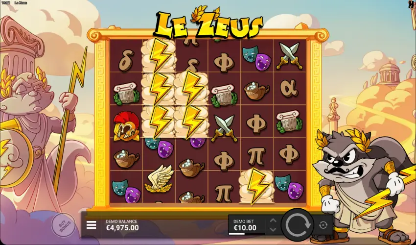 Play Le Zeus slot for real money