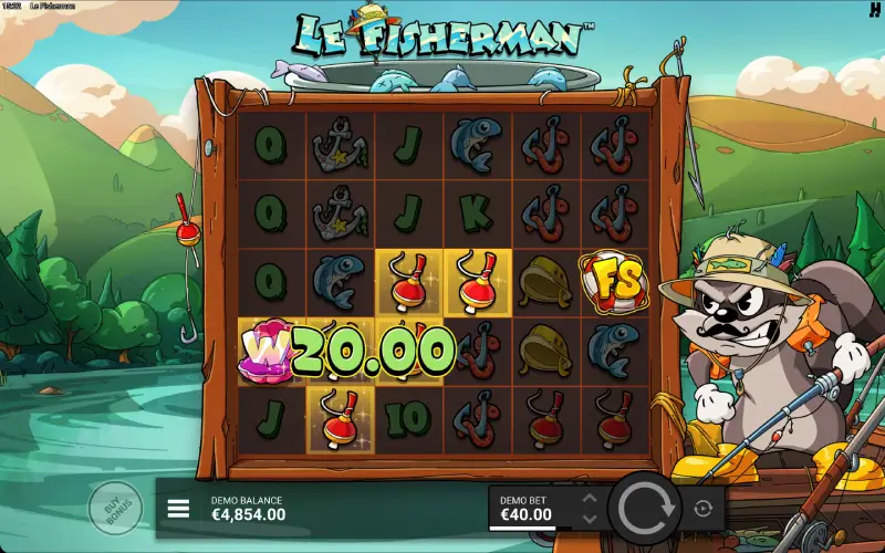 Play the Le Fisherman demo slot for free
