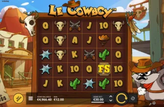 Play Le Cowboy slot for real money