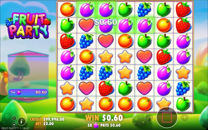 Play the Fruit Party demo slot for free