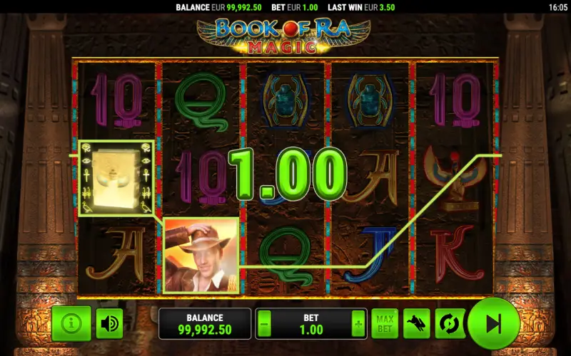 Play the Book of Ra Magic demo slot for free