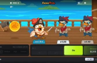 Play Chicken Pirate crash game for real money