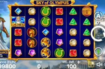 Play the Sky of Olympus slot for real money