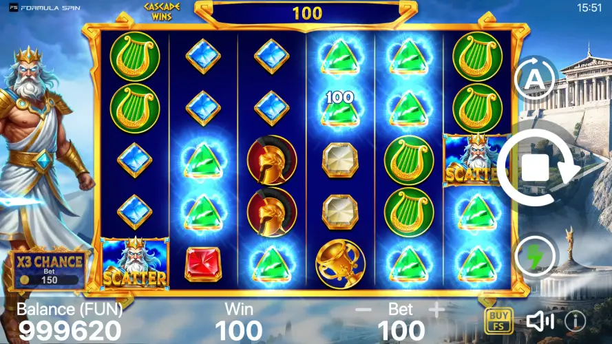 Play the Sky of Olympus demo slot for free