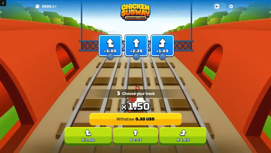 Play Chicken Subway for real money