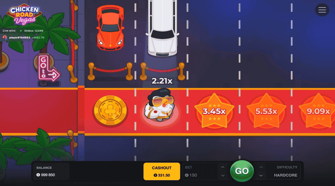 How to play Chicken Road Vegas online