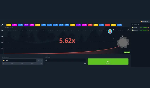 Play Crash slot for real money