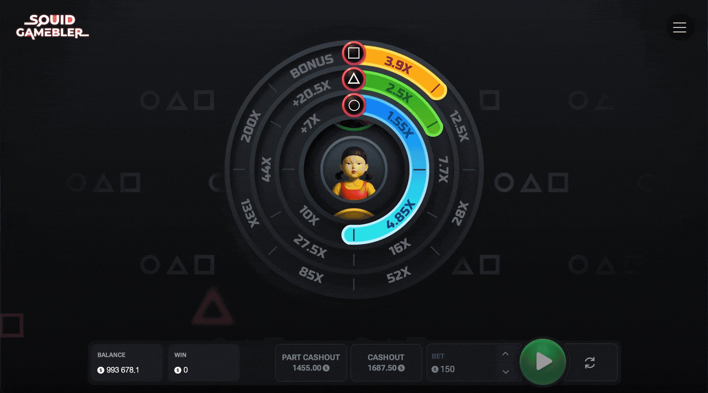 Key Game Information Squid Gamebler