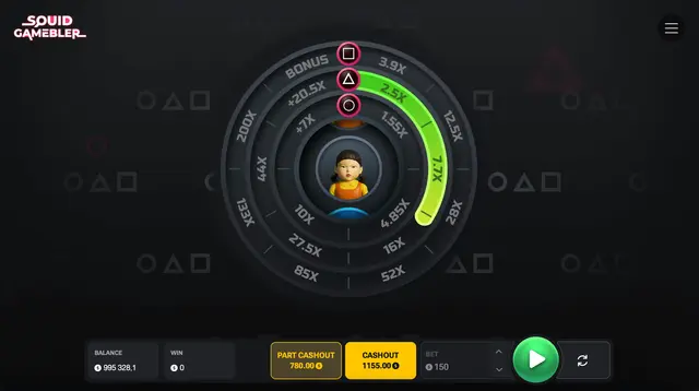 Play Squid Gamebler slot for real money