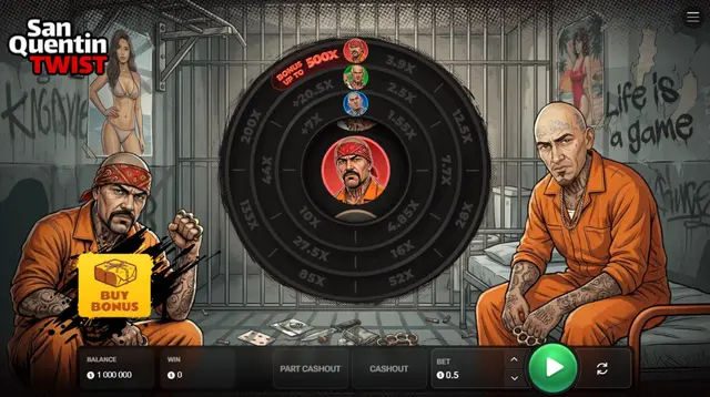 Play Twist San Quentin slot for real money